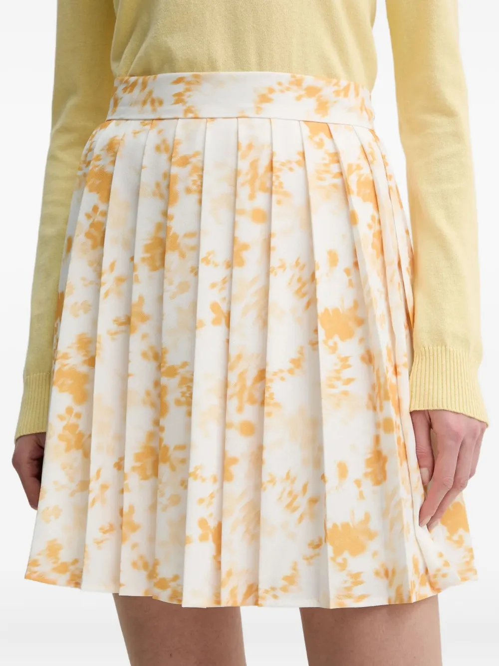 Day Birger Et Mikkelsen Mildrid geplooide mini-rok - Wit