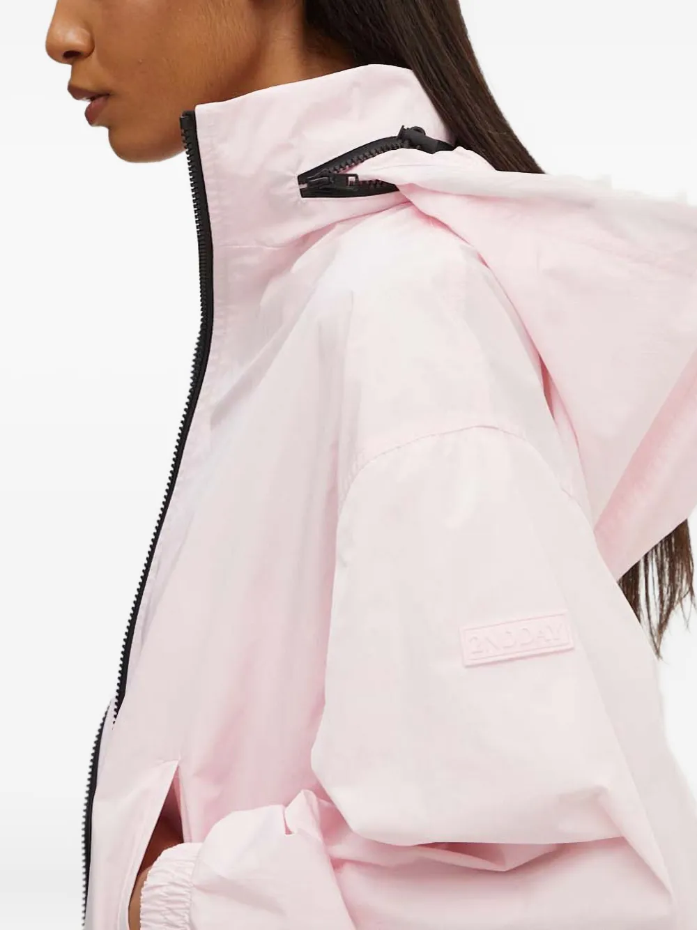 Day Birger Et Mikkelsen Enrique jack met capuchon en rits Roze