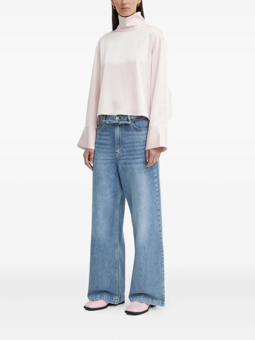 Day Birger Et Mikkelsen Funnel-neck flared-cuff top | Blouses | Image 2