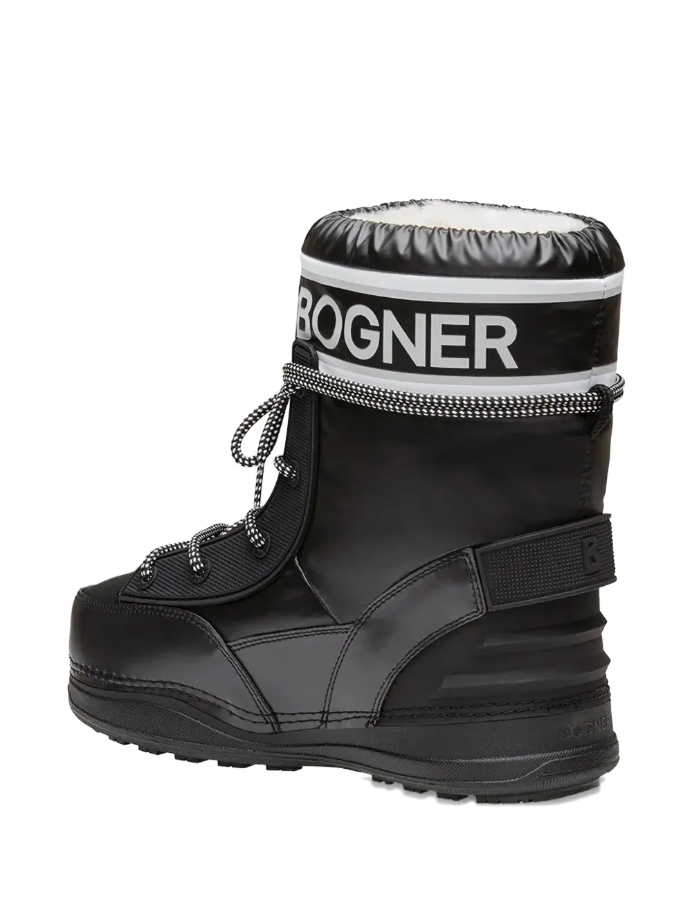 BOGNER lace-up snow boots Zwart