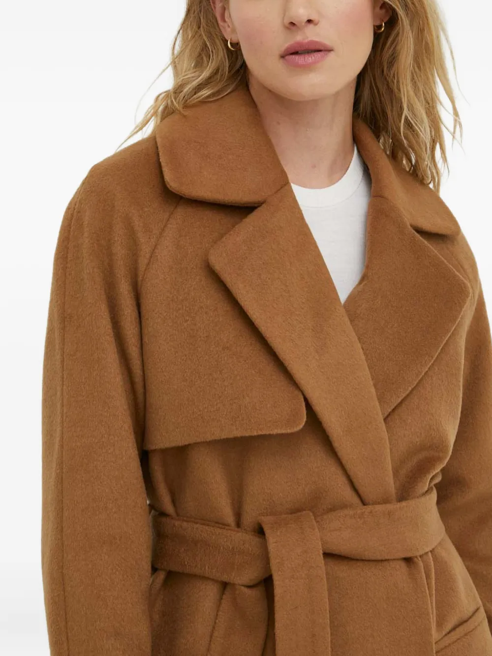 Day Birger Et Mikkelsen Belted Coat In Brown