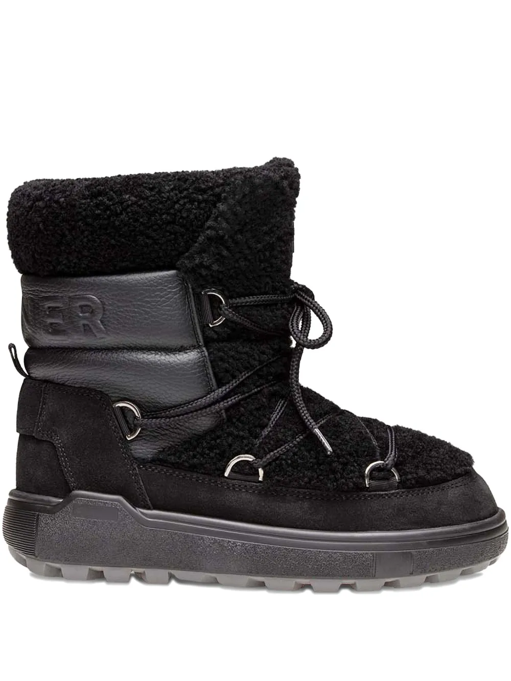 BOGNER Chamonix padded lace-up snow boots Zwart