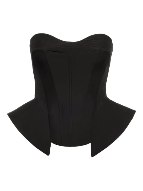 V:PM ATELIER Hunter peplum top