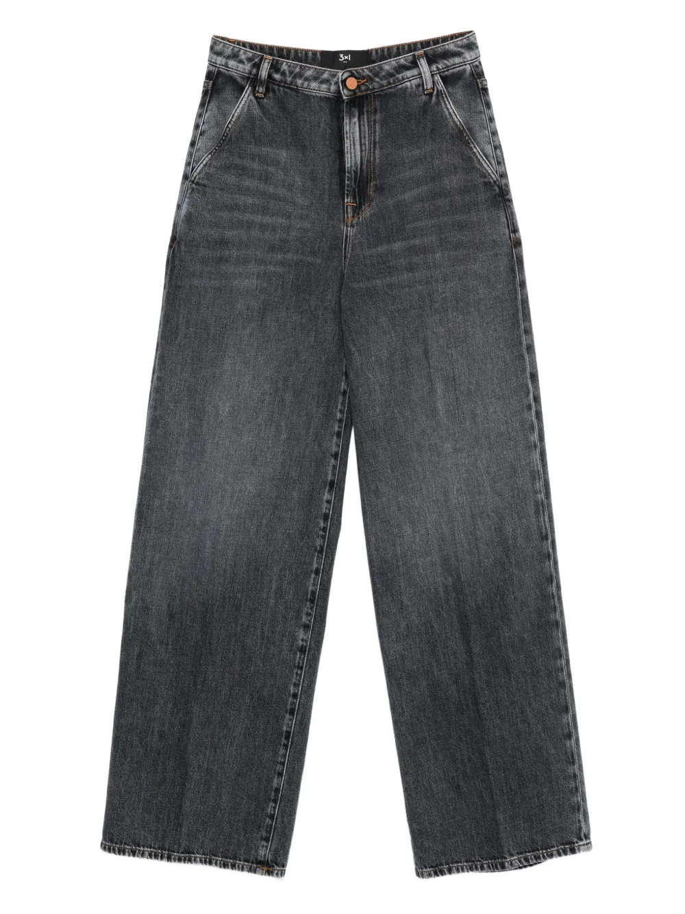 3x1 Calça jeans com bolso | Cinza | Image 1