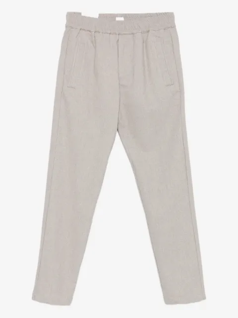 Eleventy elastic-waistband trousers