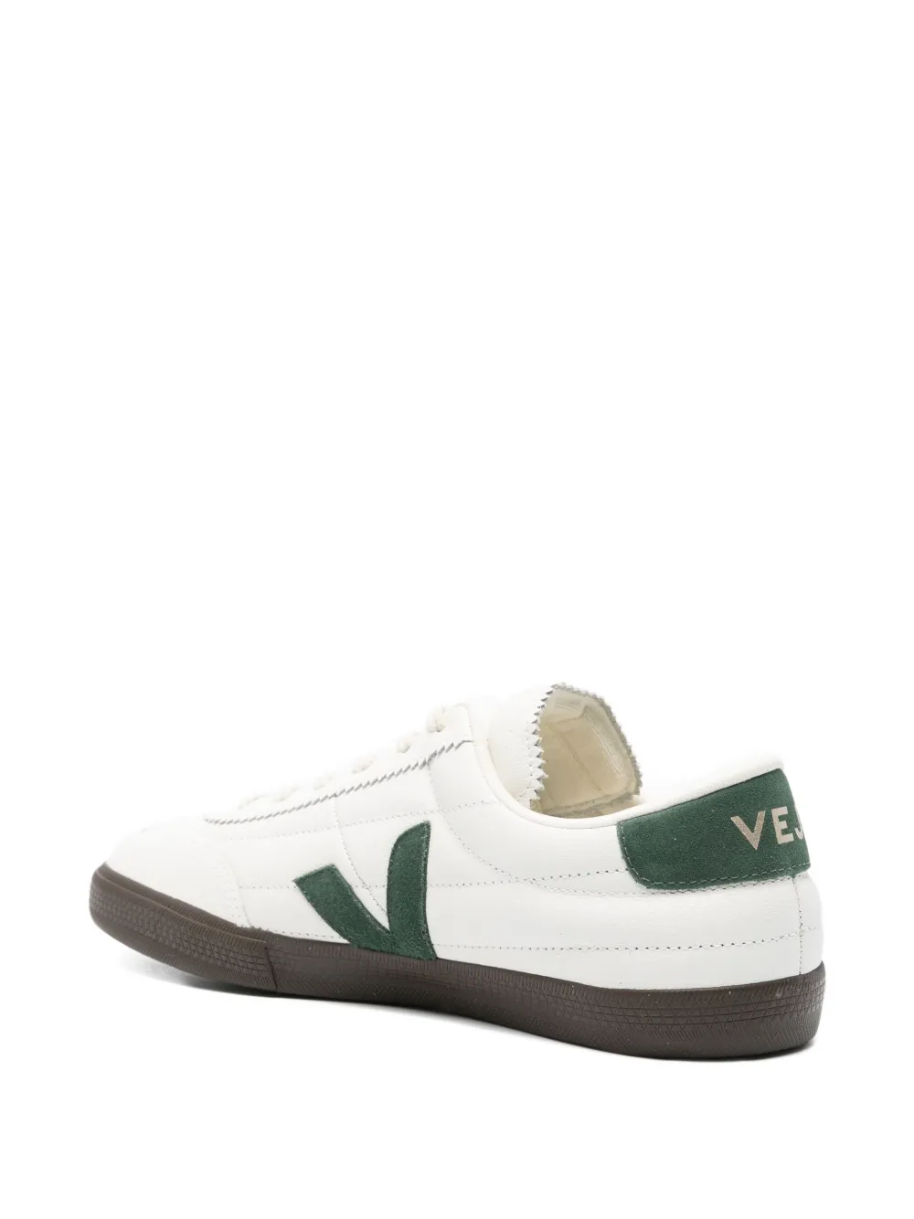 VEJA V-detail leather sneakers White