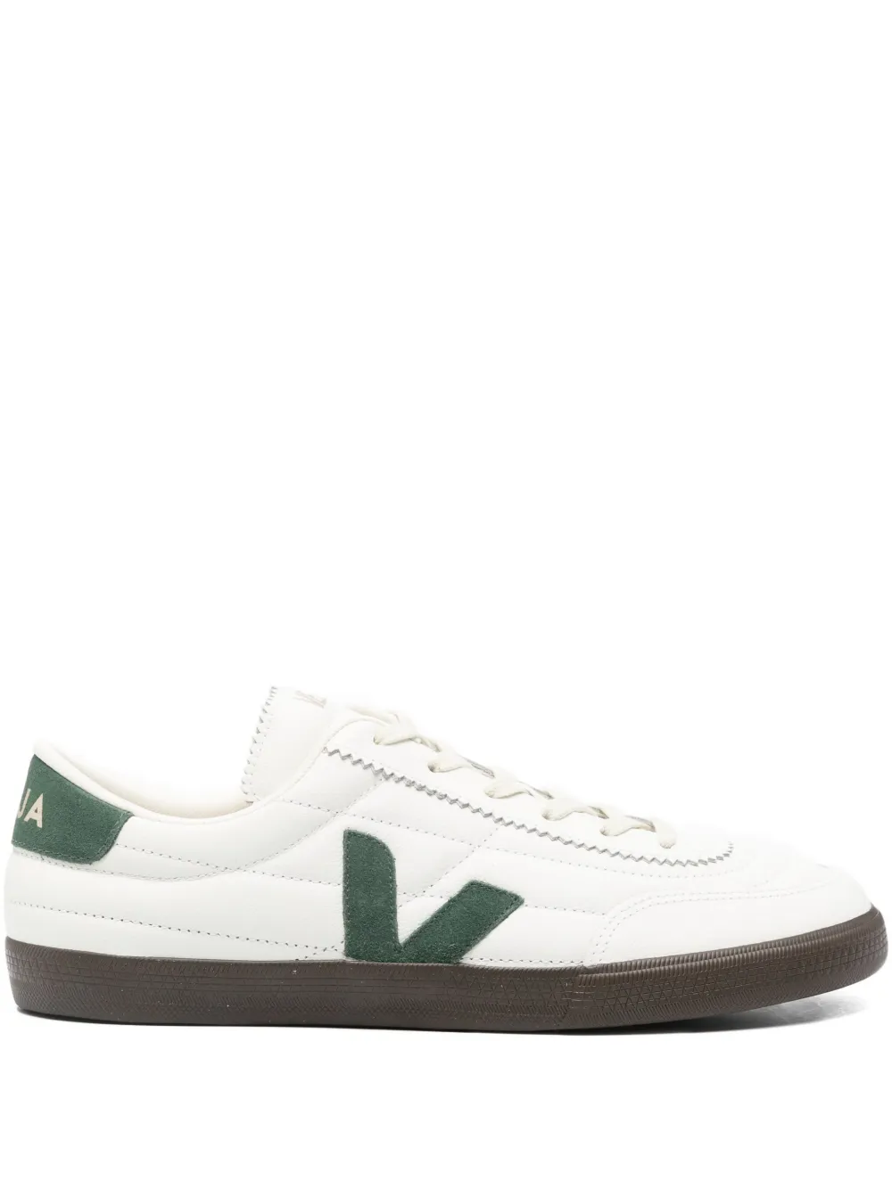 VEJA V-detail leather sneakers White