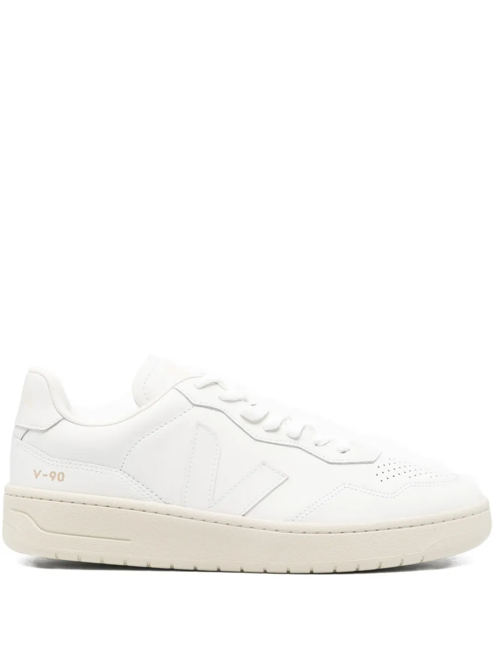 VEJA V-90 perforated sneakers White
