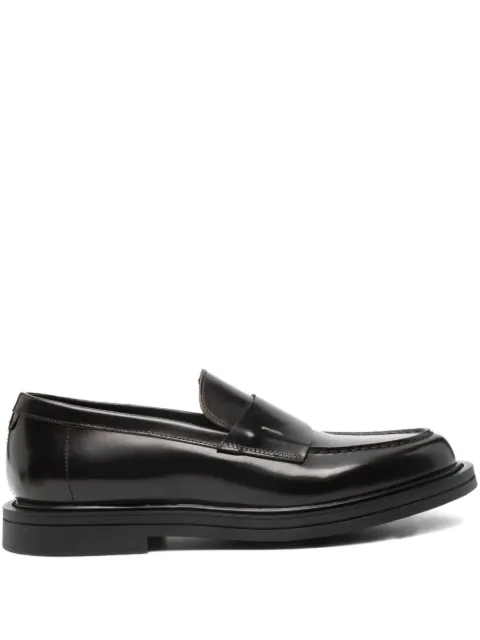 The Antipode leather penny loafers