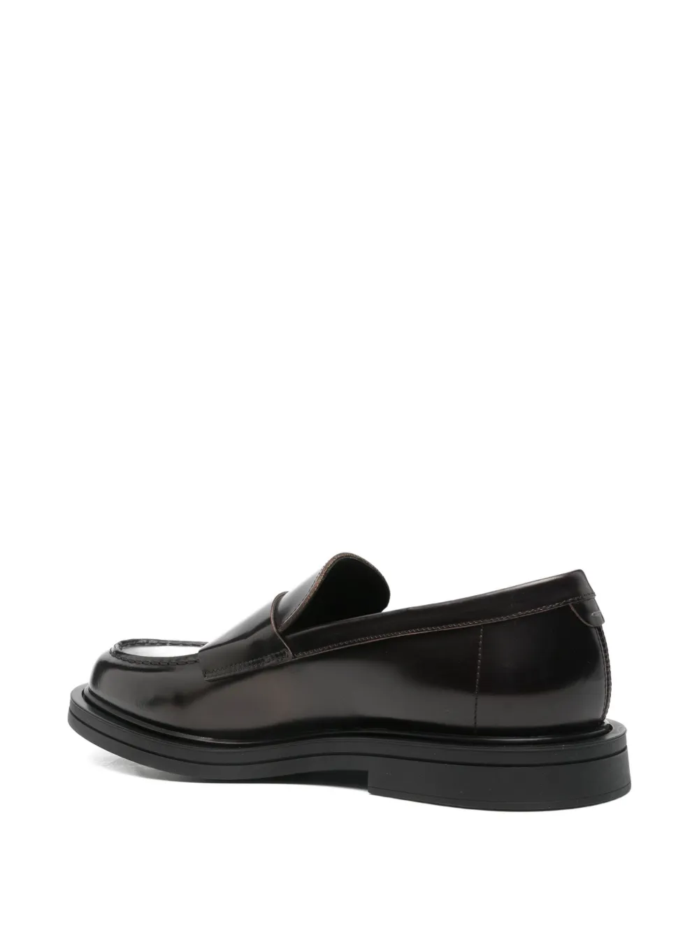The Antipode leather penny loafers Black