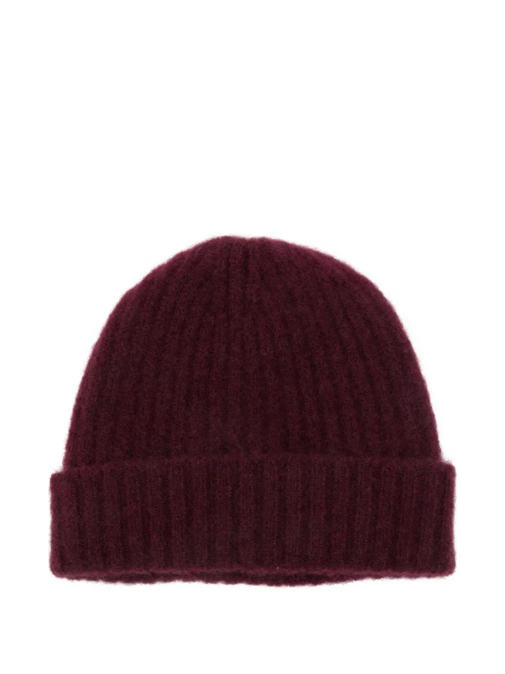 MRZ ribbed cashmere beanie | Red | Image 1