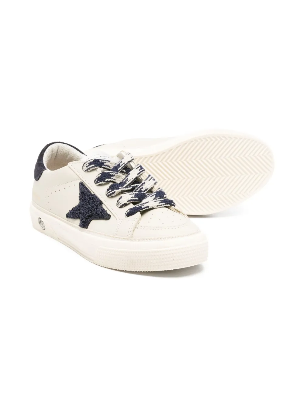 Golden Goose Kids star-applique lace-up sneakers | Teen Boy Shoes | Image 2