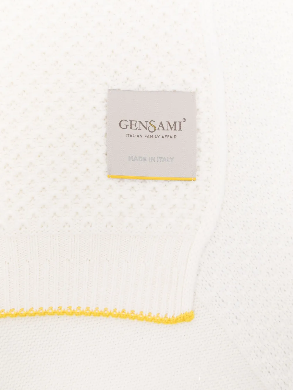 Gensami kids Ribgebreide deken Beige