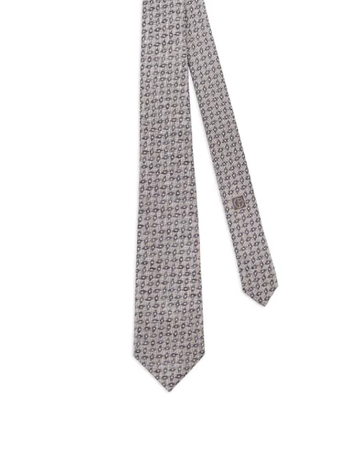 Giorgio Armani geometric-pattern tie