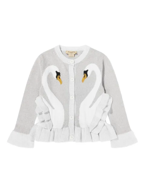 Stella McCartney Kids cárdigan Swan