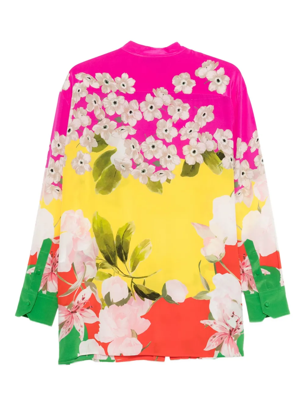 Valentino Garavani Pre-Owned 2020s floral-print silk shirt | Image 2