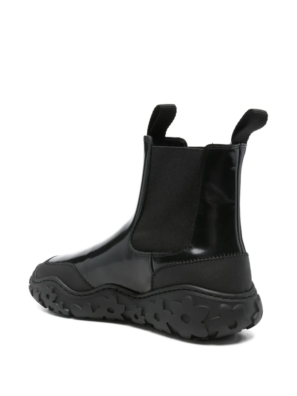 Cecilie Bahnsen Blanca leather chelsea boots Black