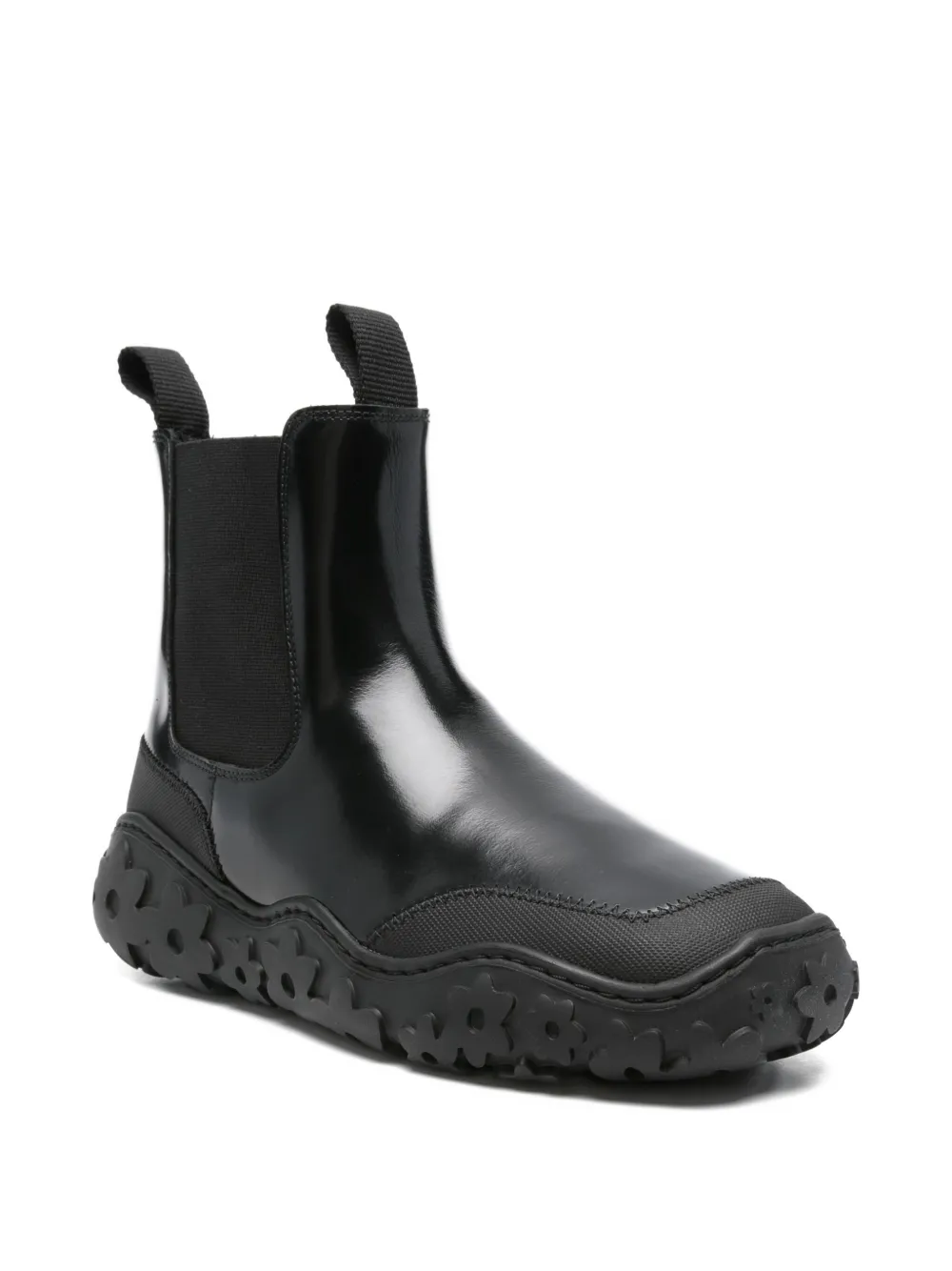 Cecilie Bahnsen Blanca leather chelsea boots Black