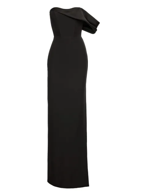V:PM ATELIER vestido largo Lya con diseño drapeado y hombro descubierto