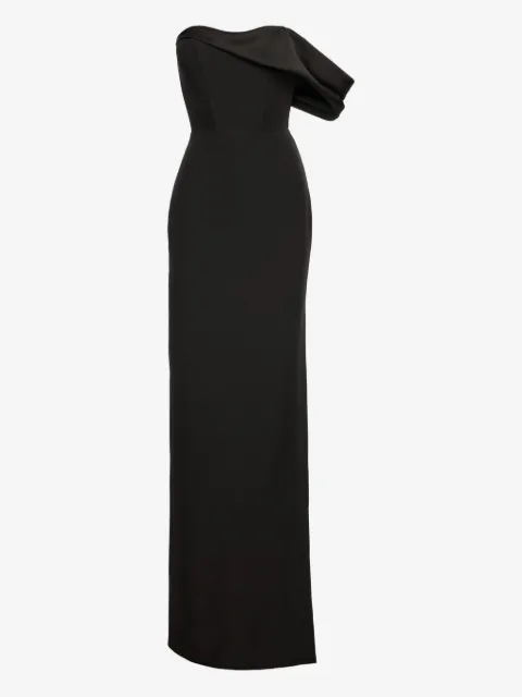 V:PM ATELIER vestido largo Lya con diseño drapeado y hombro descubierto