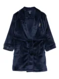 POLO RALPH LAUREN KIDS embroidered bear robe - Blue