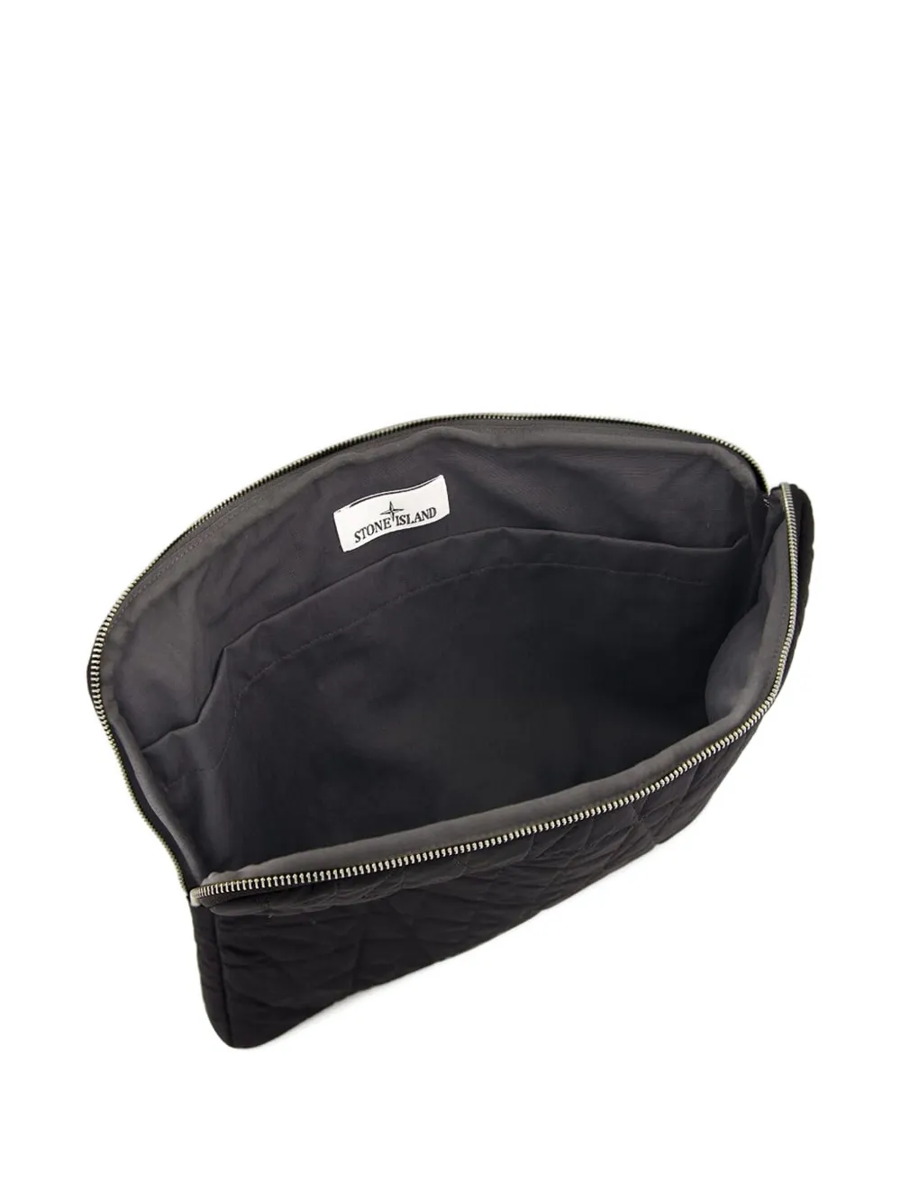 Stone Island Gewatteerde laptophoes Zwart