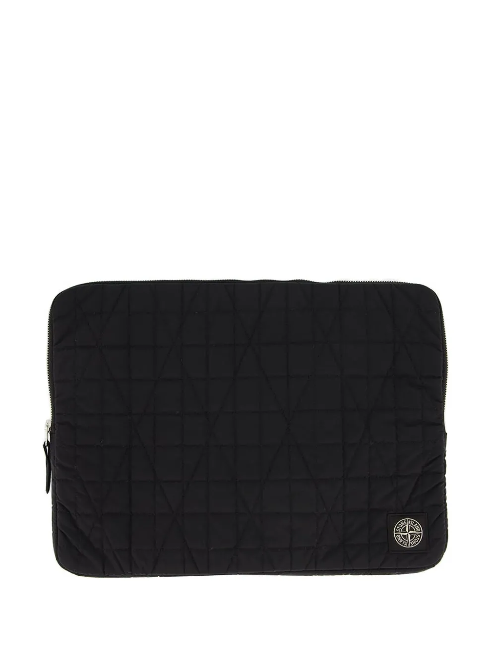 Stone Island quilted laptop case | Black | Image 1