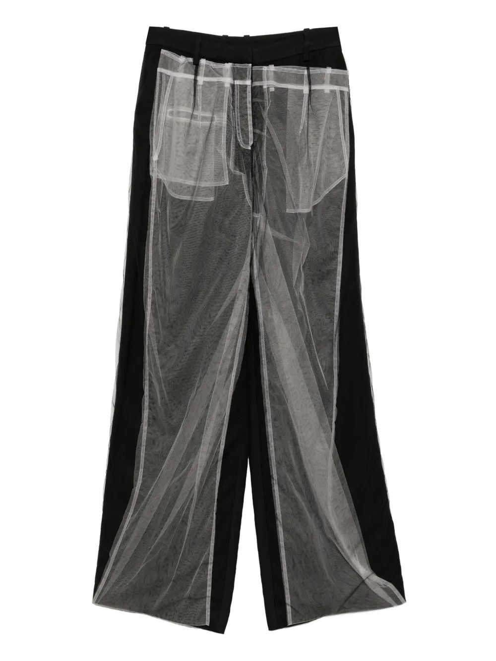 Quetsche tulle-embellished trousers | Black | Image 1