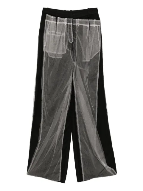 Quetsche tulle-embellished trousers