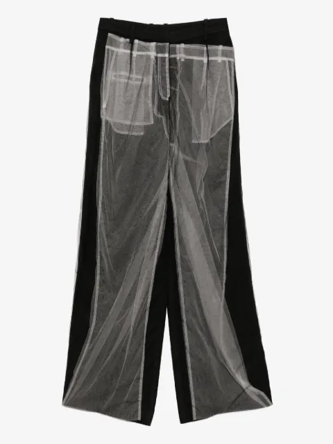 Quetsche tulle-embellished trousers