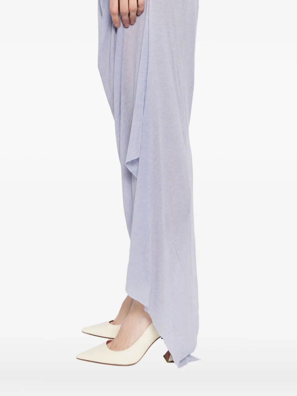 Gaze De Lin Asymmetrische jurk Paars