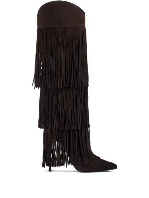 Le Silla 120mm Andy fringed boots