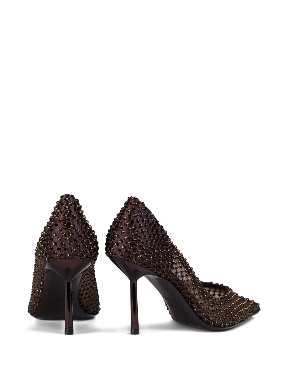 Le Silla 80mm Gilda Pumps In Brown