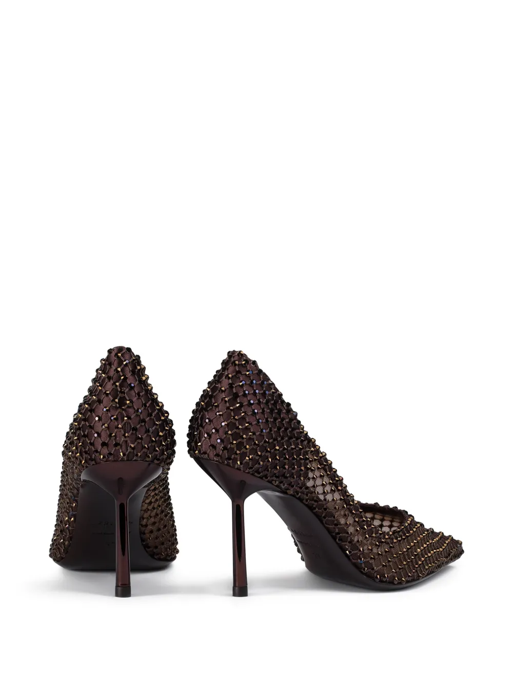 Le Silla 80 mm Gilda pumps Bruin