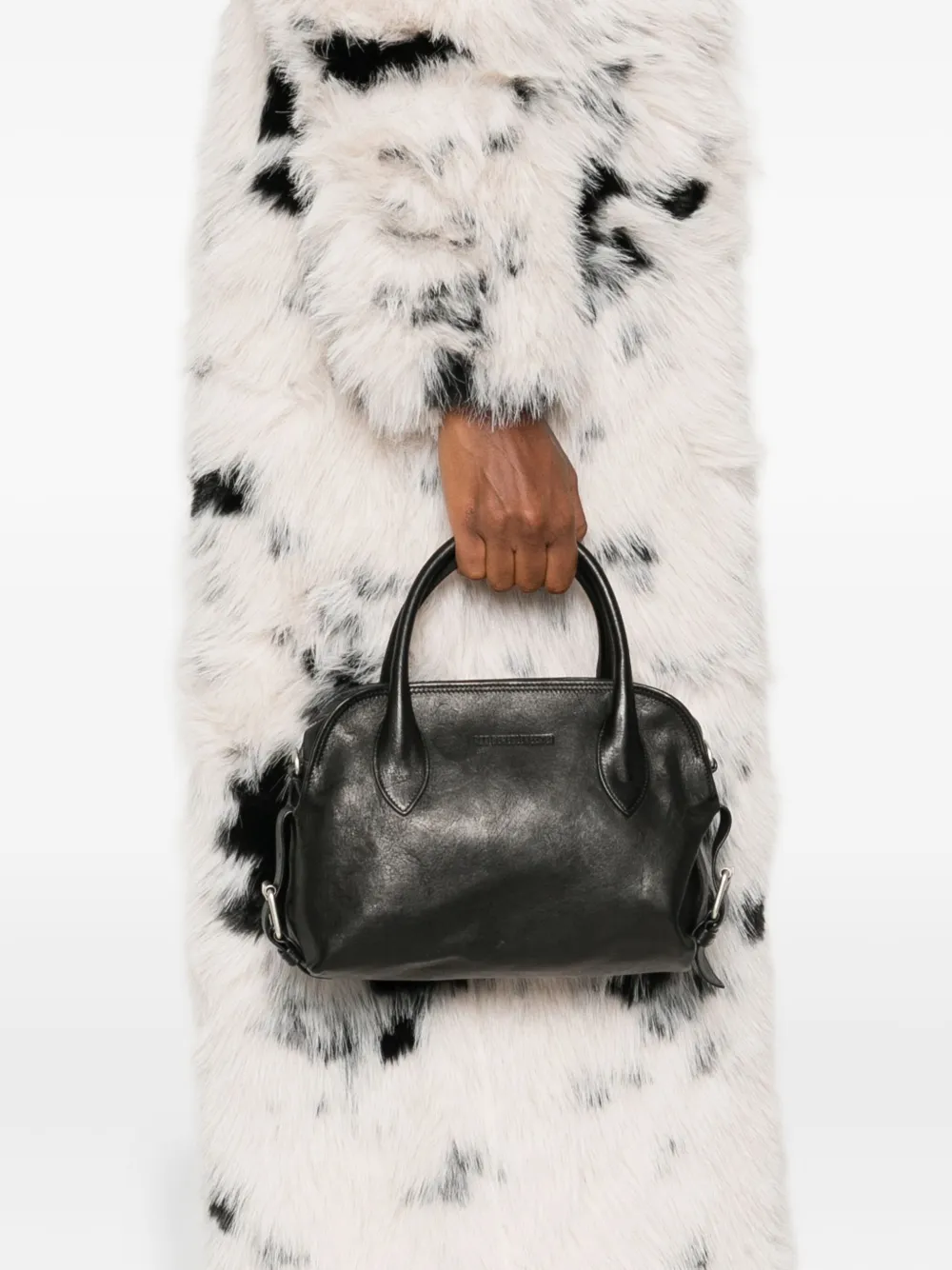 Ann Demeulemeester Josse medium shopper met handgreep - Zwart