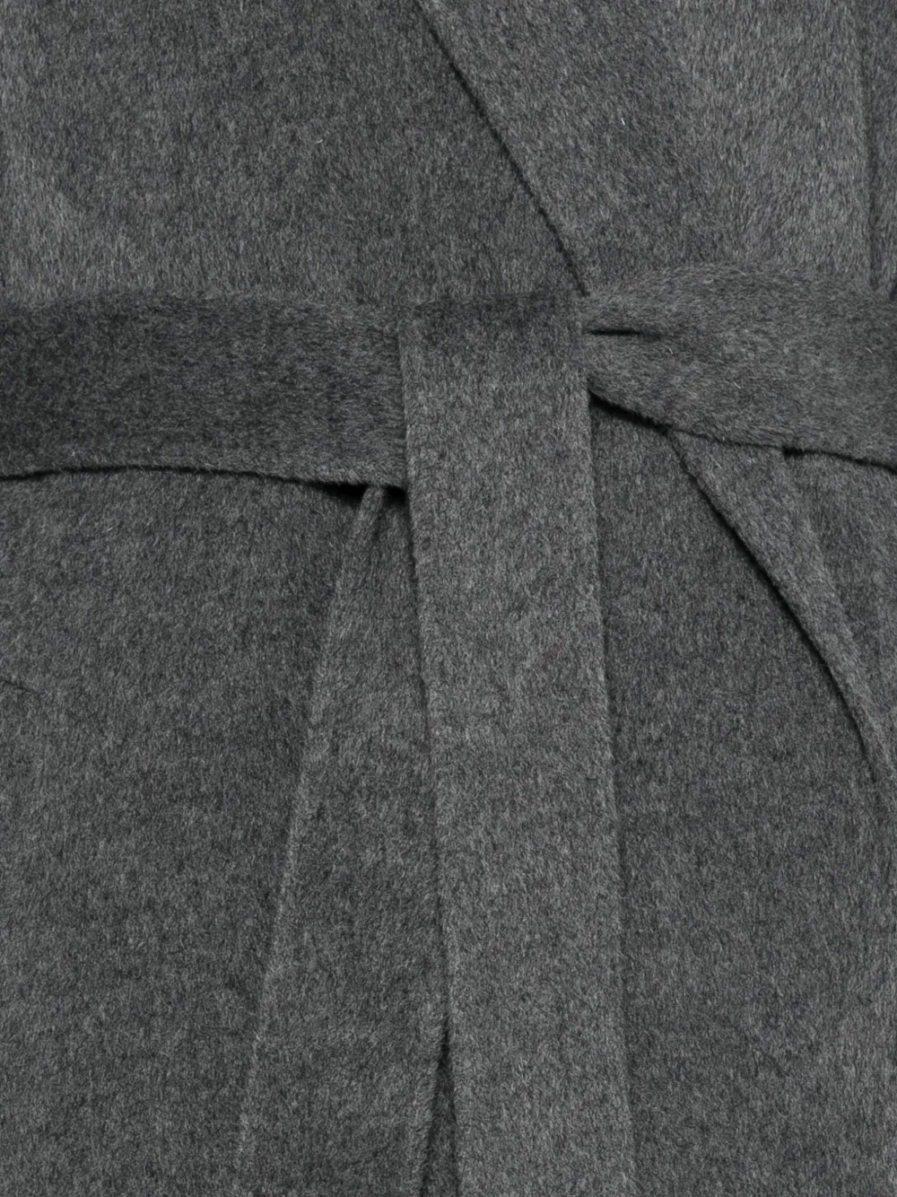 Iro Belted Felted Coat In Gray