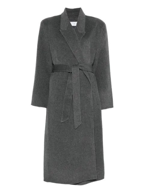 IRO belted felted coat