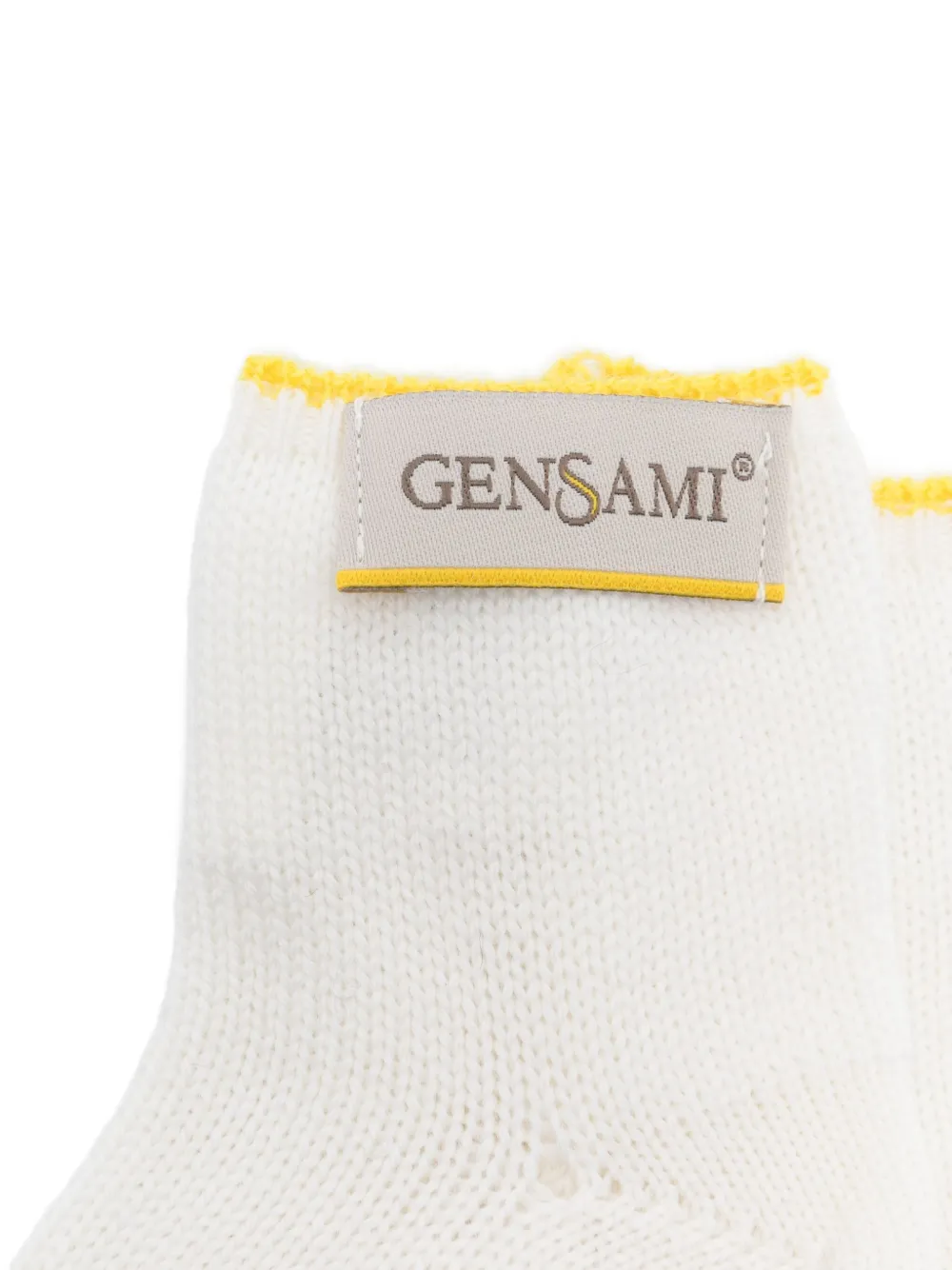 Gensami kids Sokken en muts met berenoren - Beige