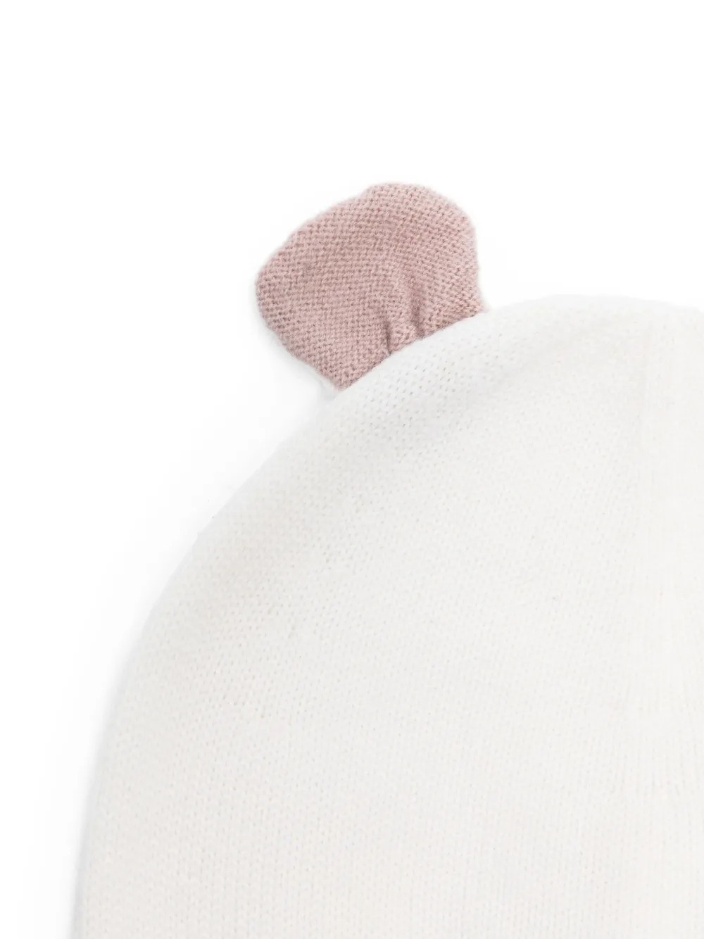 Gensami kids Sokken en muts met berenoren Beige