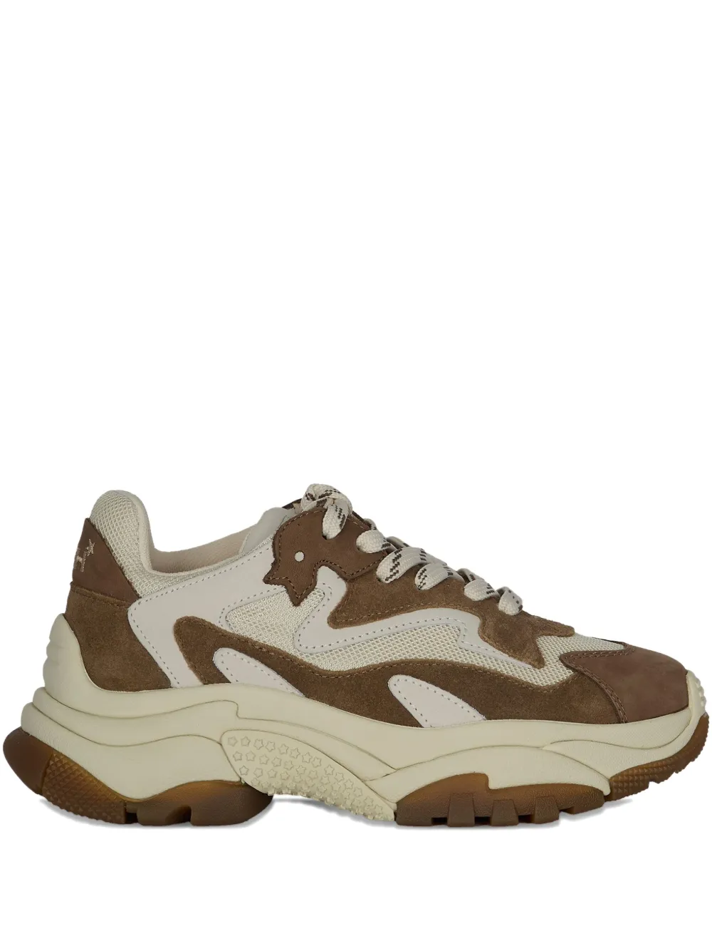 Ash Lace-up Platform Sneakers In Brown