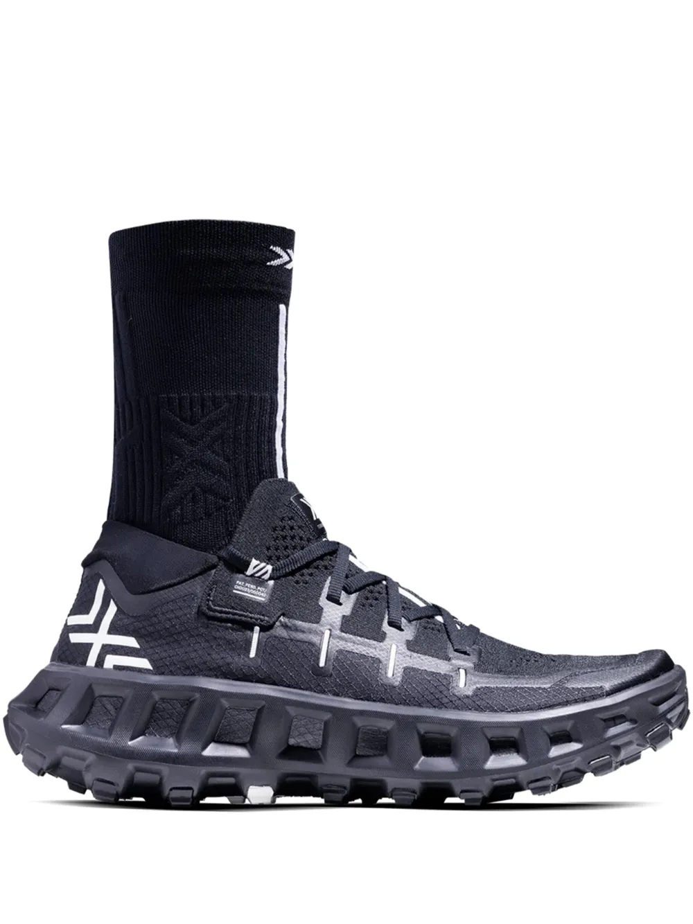 X BIONIC integrated-sock sneakers | Black | Image 1