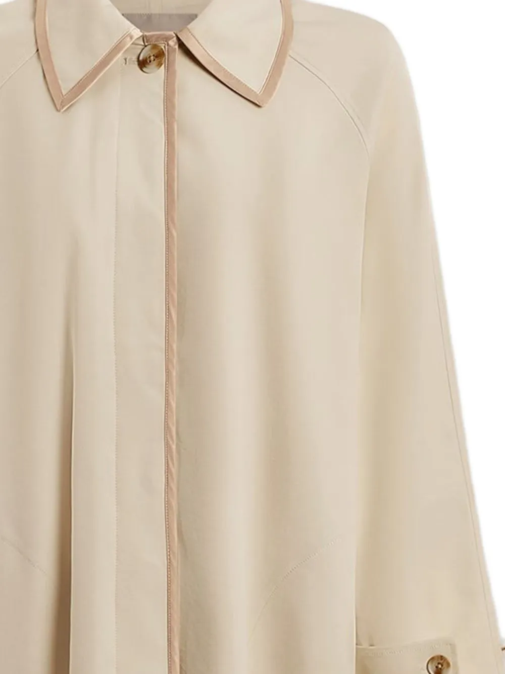 Varley Stamford contrast-trimmed car coat | Single Breasted Coats | Image 2