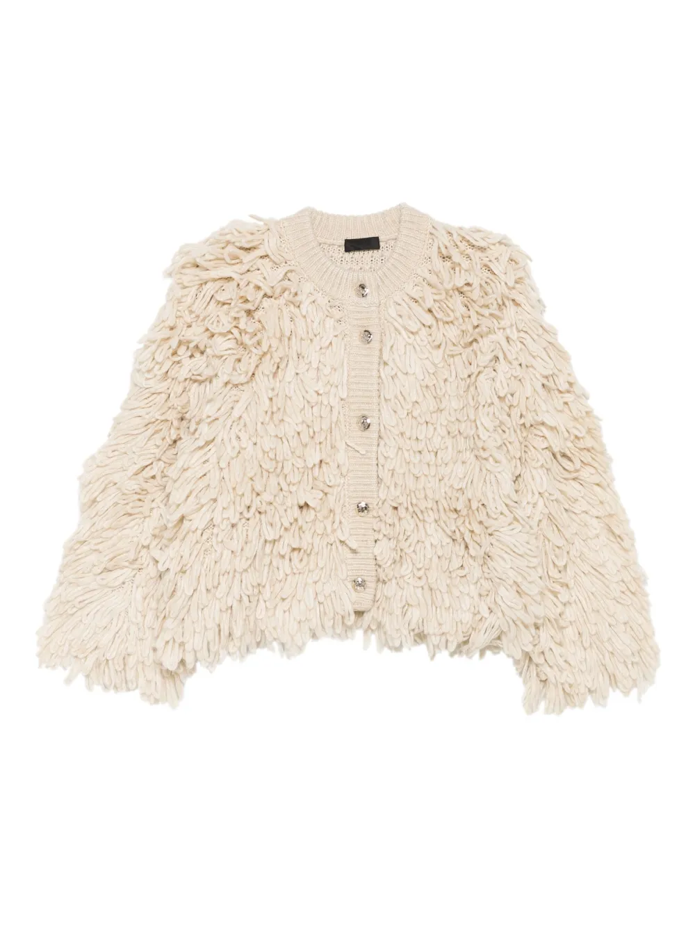 LIU JO fringed jacket | Neutrals | Image 1