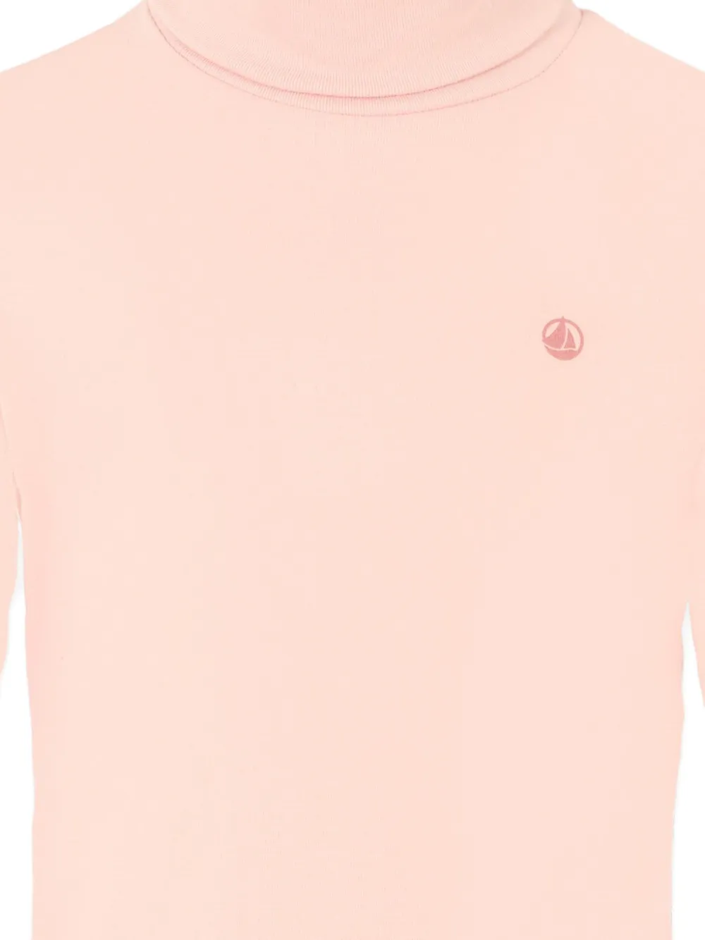 Petit Bateau roll-neck top Roze