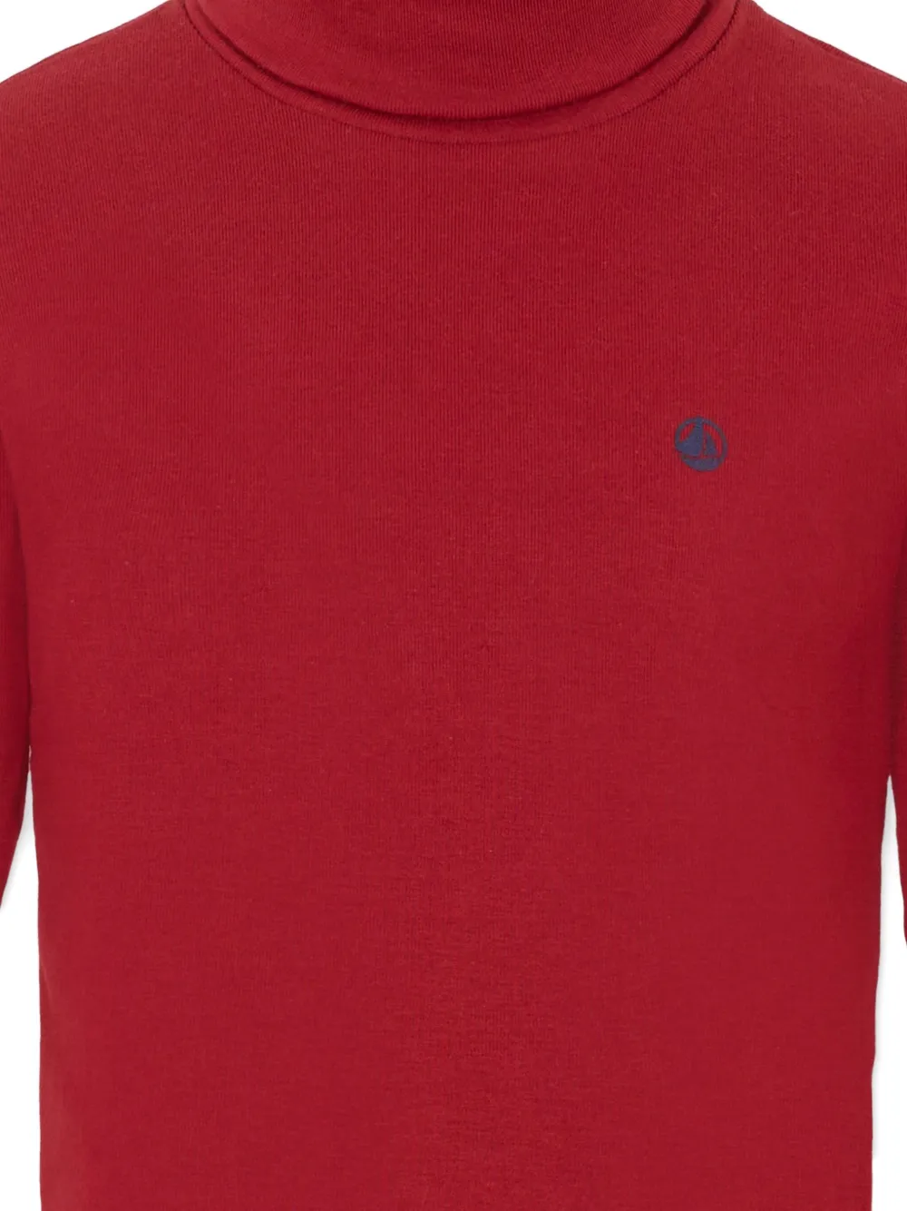 Petit Bateau roll-neck top Rood