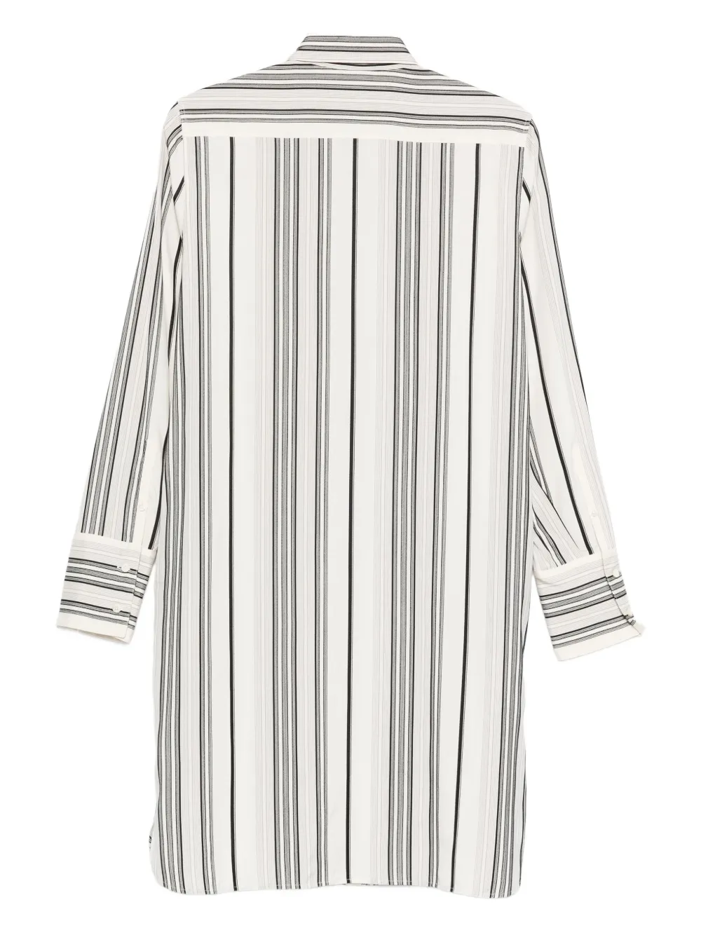 Jil Sander Pre-Owned 2000s gestreepte jurk - Wit
