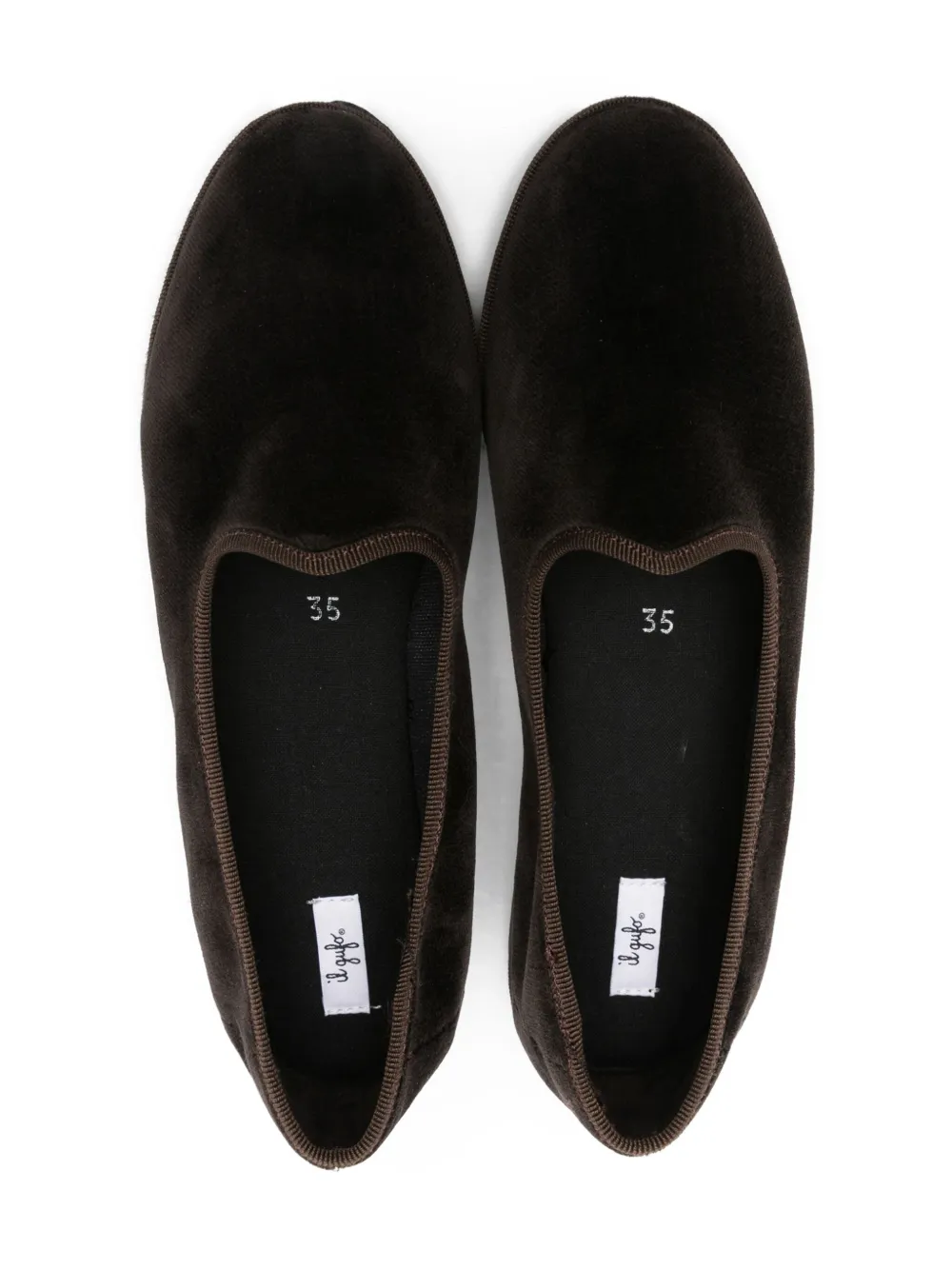 Il Gufo Loafers met amandelvormige neus Bruin