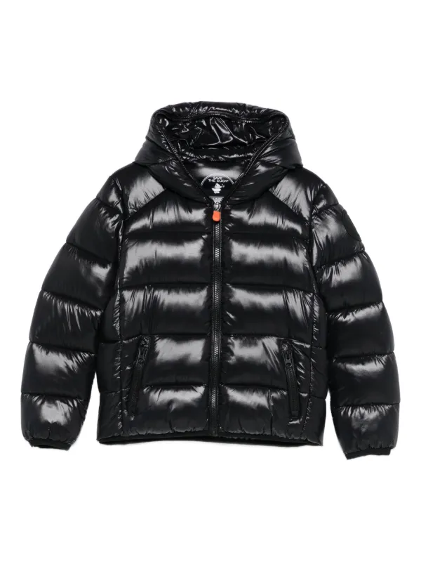 Save The Duck Kids Hooded Puffer Jacket Black FARFETCH PH