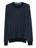 BOSS crew-neck sweater - Blue