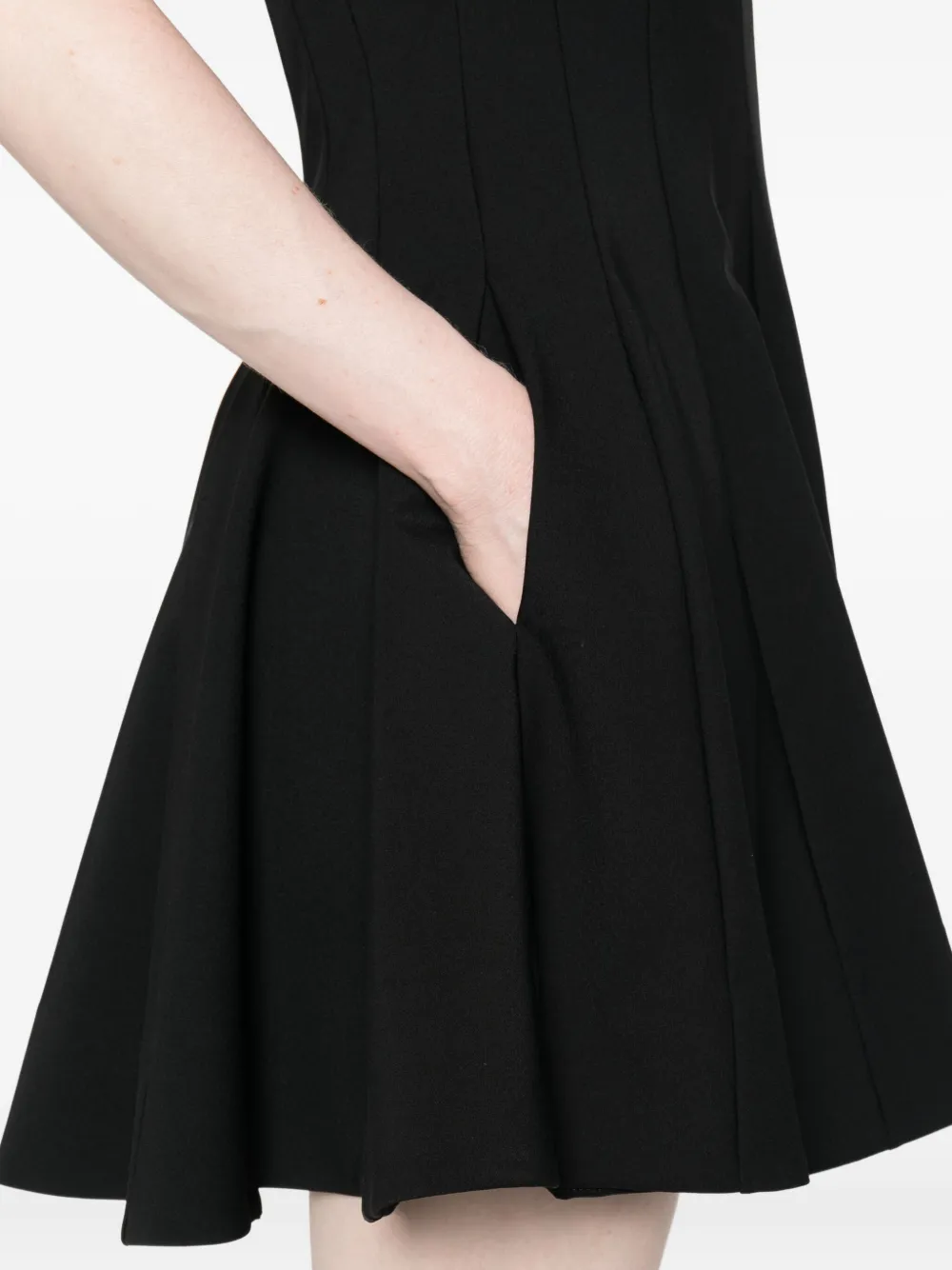 Simkhai Mouwloze mini-jurk Zwart